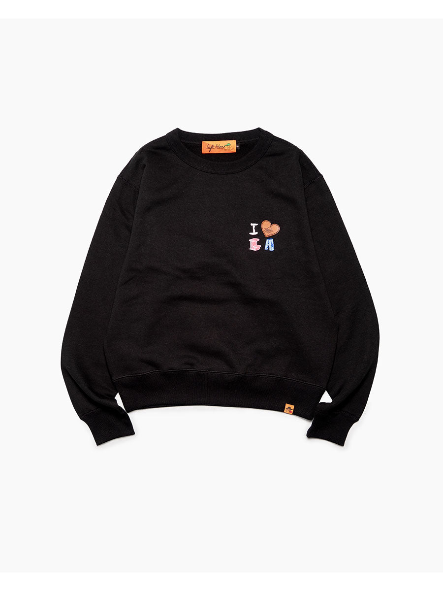 DRAWN SWEAT -BLACK-