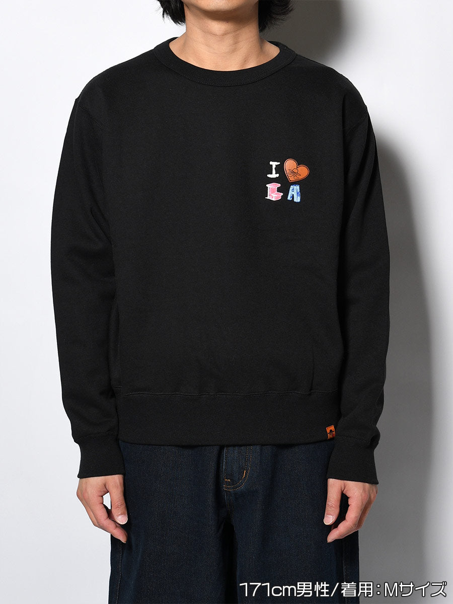 DRAWN SWEAT -BLACK-