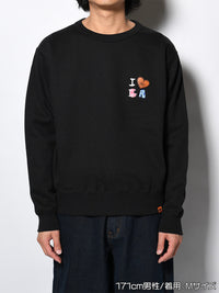 DRAWN SWEAT -BLACK-