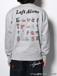 DRAWN SWEAT -HEATHER GREY-