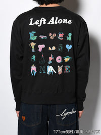 DRAWN SWEAT -BLACK-