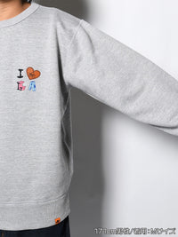 DRAWN SWEAT -HEATHER GREY-