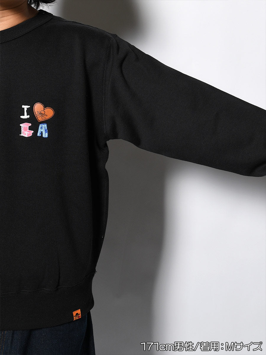 DRAWN SWEAT -BLACK-