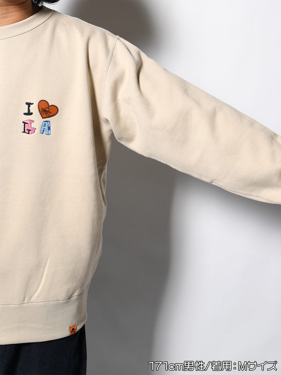 DRAWN SWEAT -BEIGE-