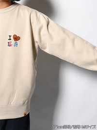 DRAWN SWEAT -BEIGE-