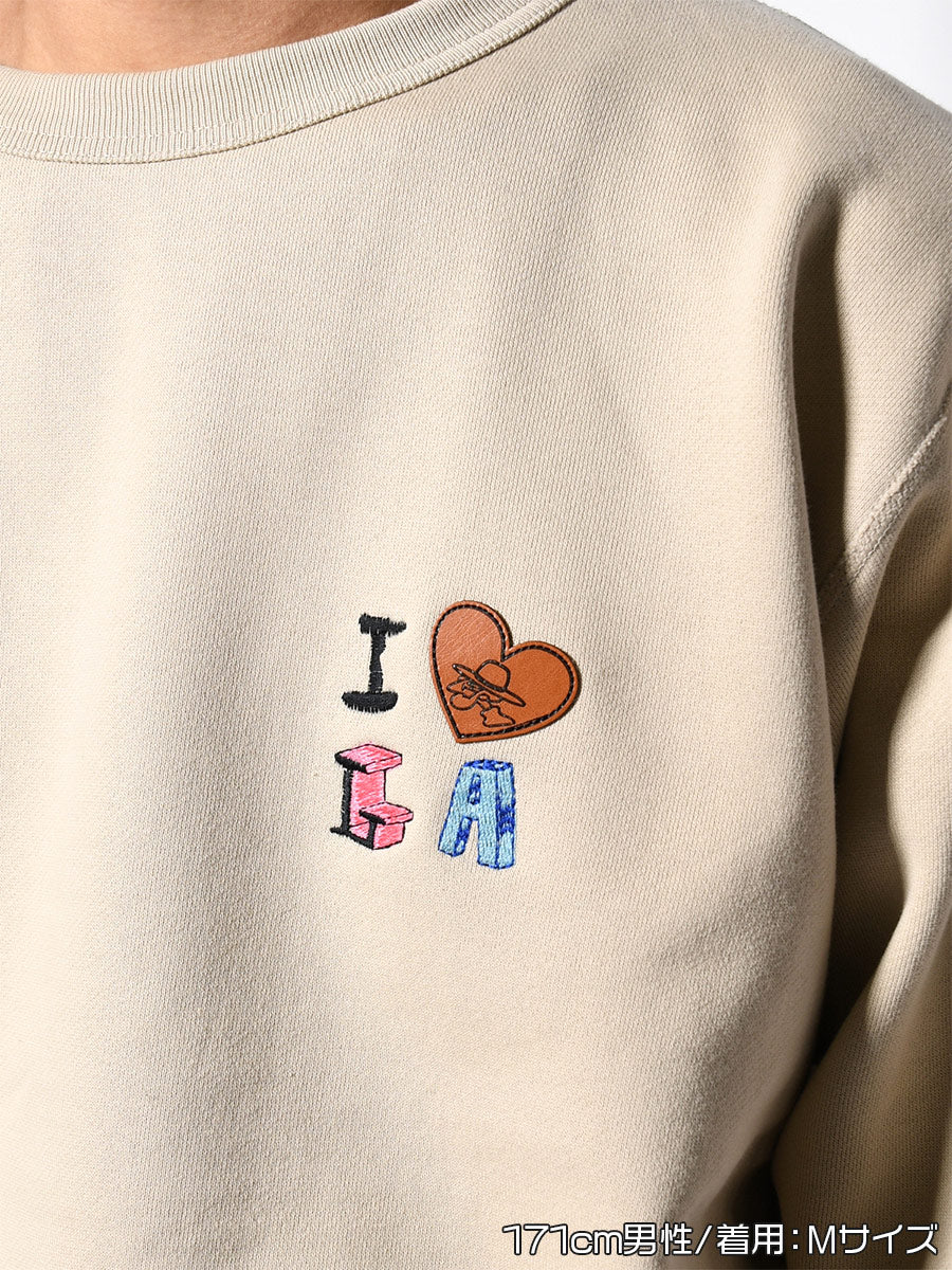 DRAWN SWEAT -BEIGE-