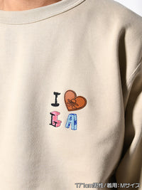 DRAWN SWEAT -BEIGE-