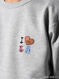 DRAWN SWEAT -HEATHER GREY-