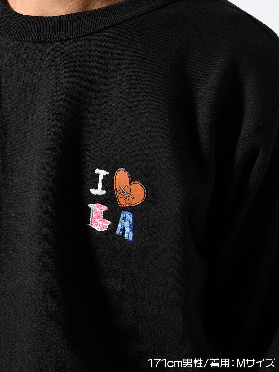 DRAWN SWEAT -BLACK-
