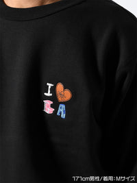 DRAWN SWEAT -BLACK-