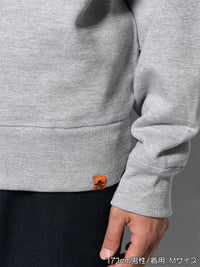 DRAWN SWEAT -HEATHER GREY-