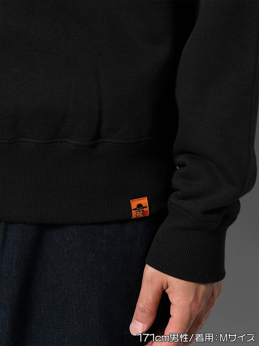 DRAWN SWEAT -BLACK-