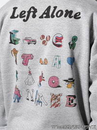 DRAWN SWEAT -HEATHER GREY-