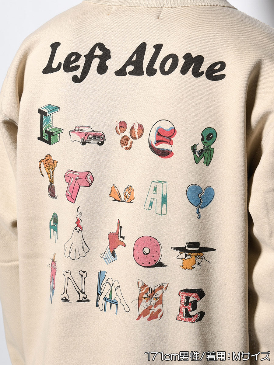 DRAWN SWEAT -BEIGE-