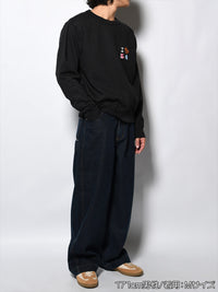 DRAWN SWEAT -BLACK-