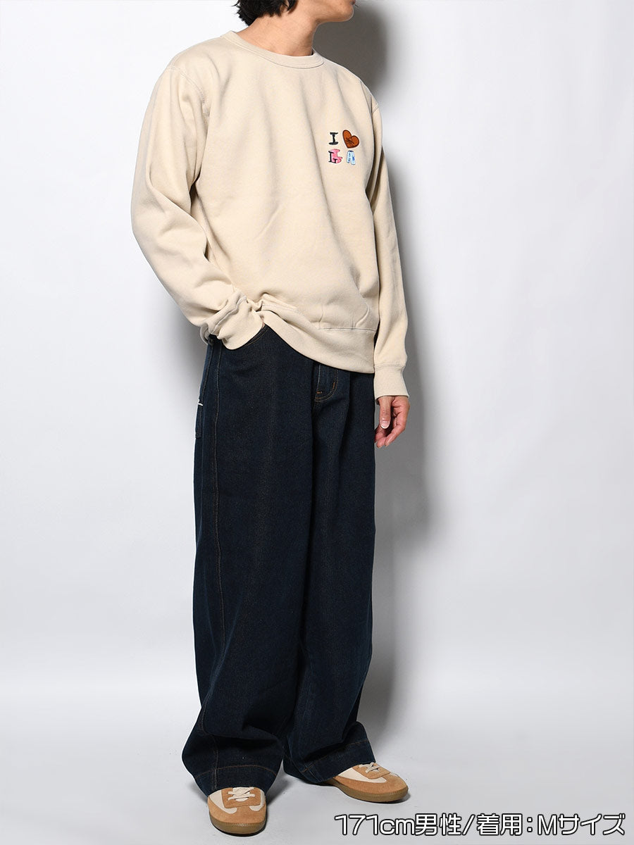 DRAWN SWEAT -BEIGE-