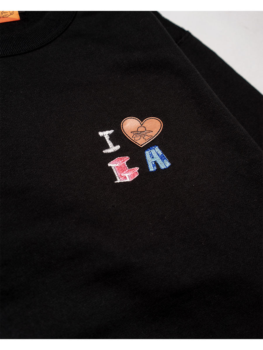 DRAWN SWEAT -BLACK-