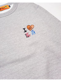 DRAWN SWEAT -HEATHER GREY-