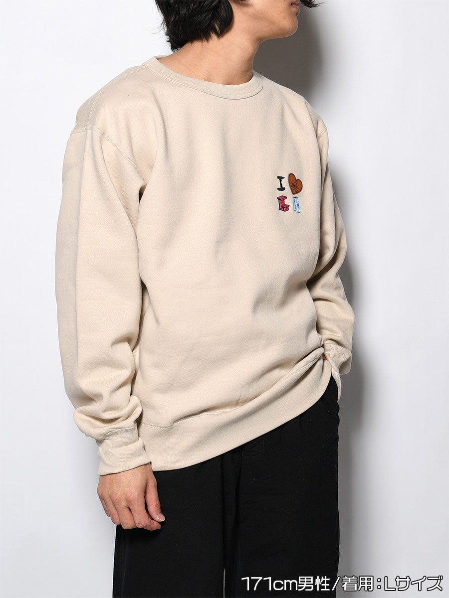 DRAWN SWEAT -BEIGE-
