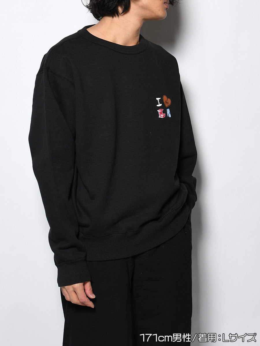 DRAWN SWEAT -BLACK-
