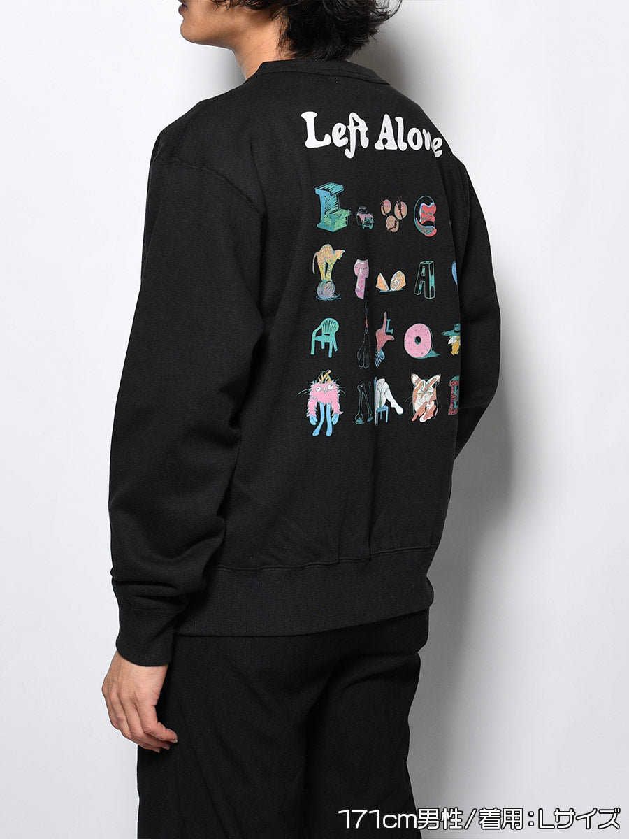 DRAWN SWEAT -BLACK-