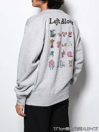 DRAWN SWEAT -HEATHER GREY-