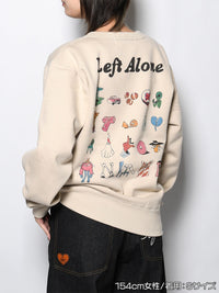 DRAWN SWEAT -BEIGE-