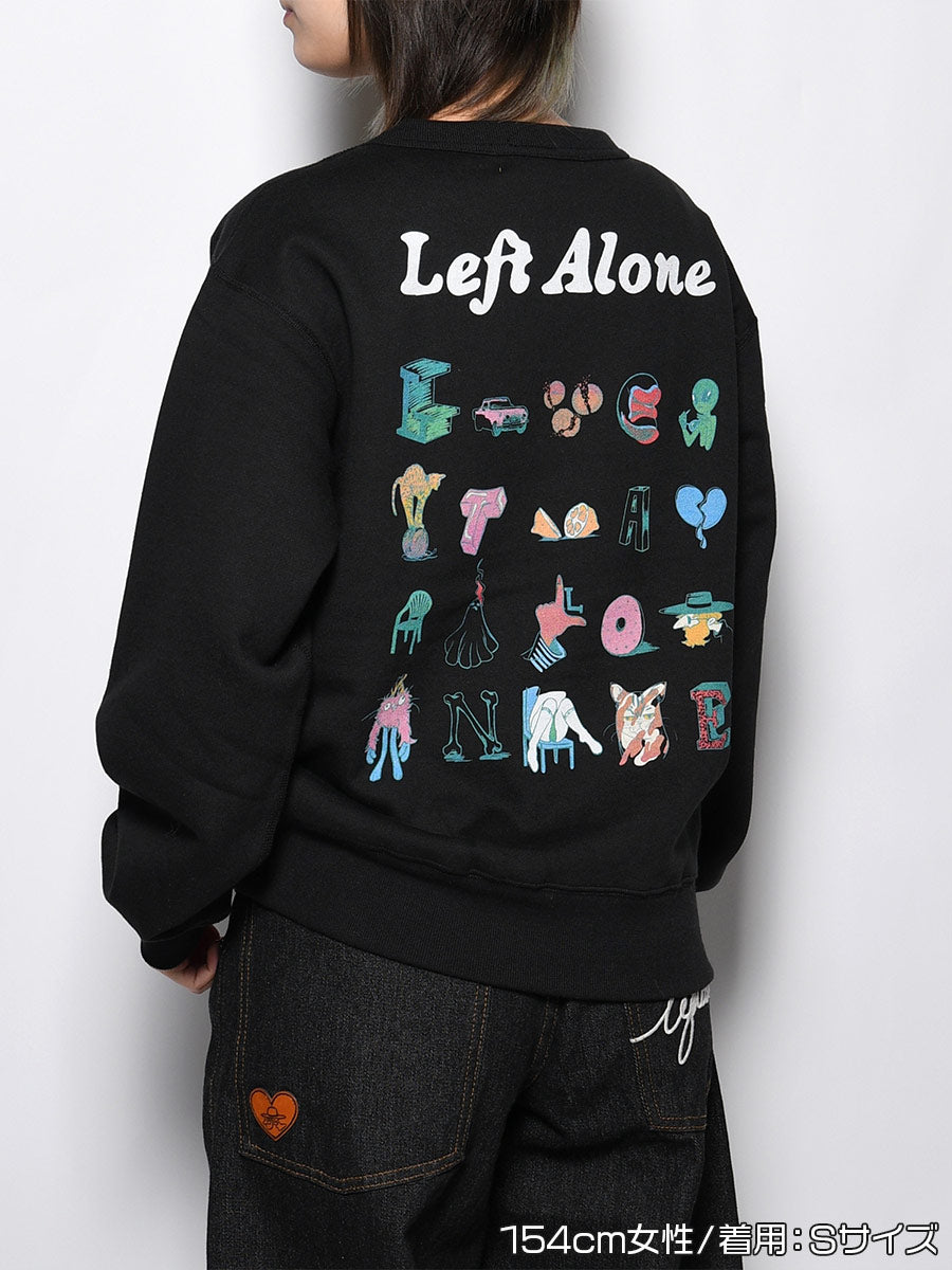 DRAWN SWEAT -BLACK-