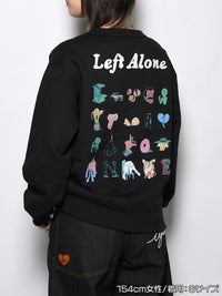 DRAWN SWEAT -BLACK-
