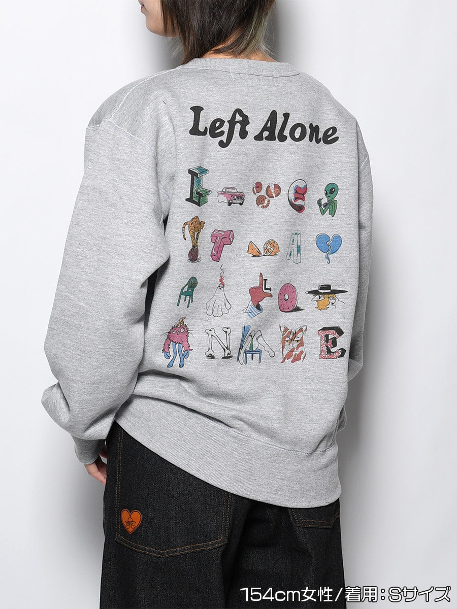 DRAWN SWEAT -HEATHER GREY-