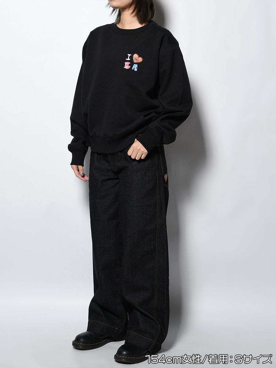 DRAWN SWEAT -BLACK-