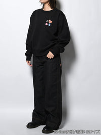 DRAWN SWEAT -BLACK-