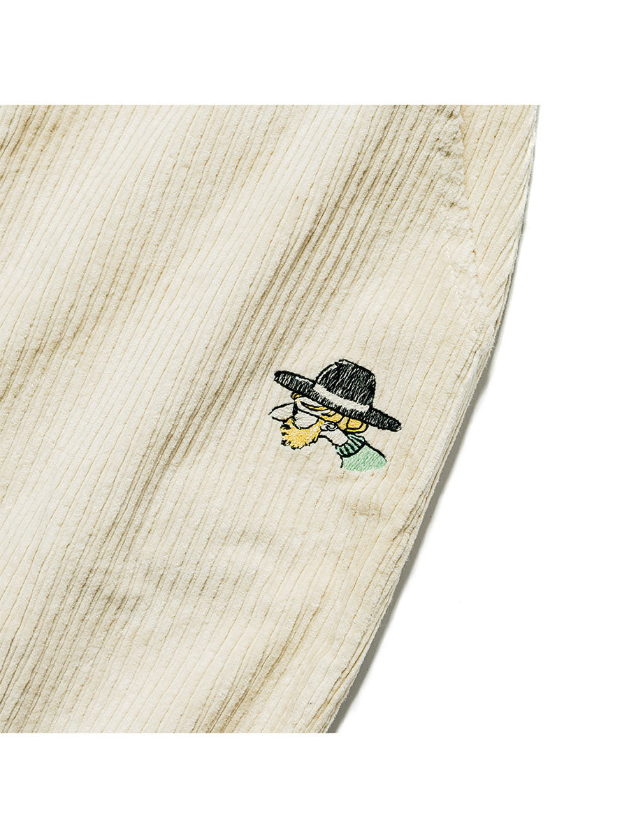 CORDUROY PANTS -LIGHT BEIGE-