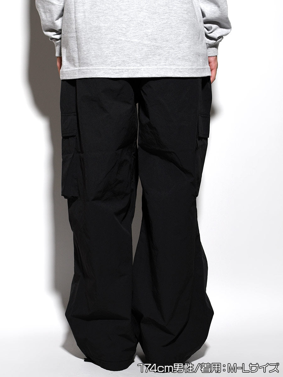CARGO PANTS -BLACK-