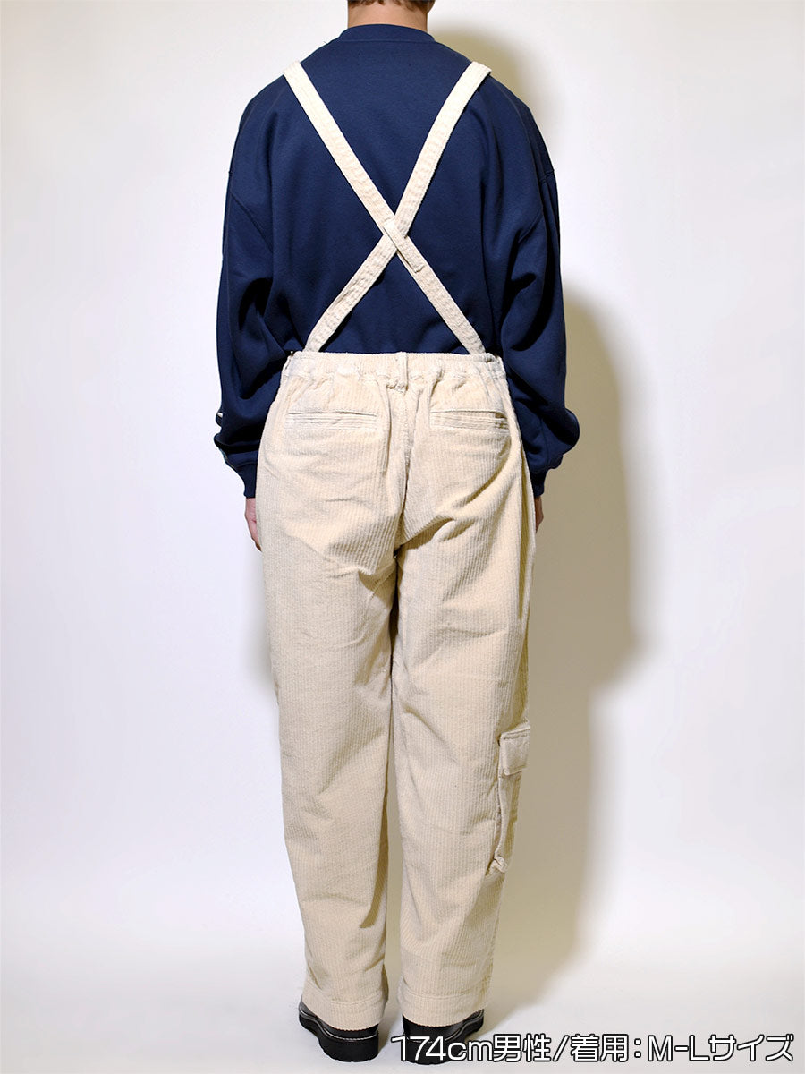 CORDUROY PANTS -LIGHT BEIGE-