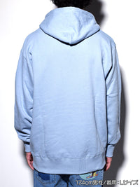 UV PRINT PARKA -LIGHT BLUE-