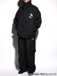 CARGO PANTS -BLACK-