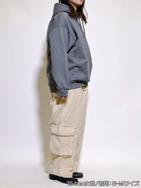 CORDUROY PANTS -LIGHT BEIGE-