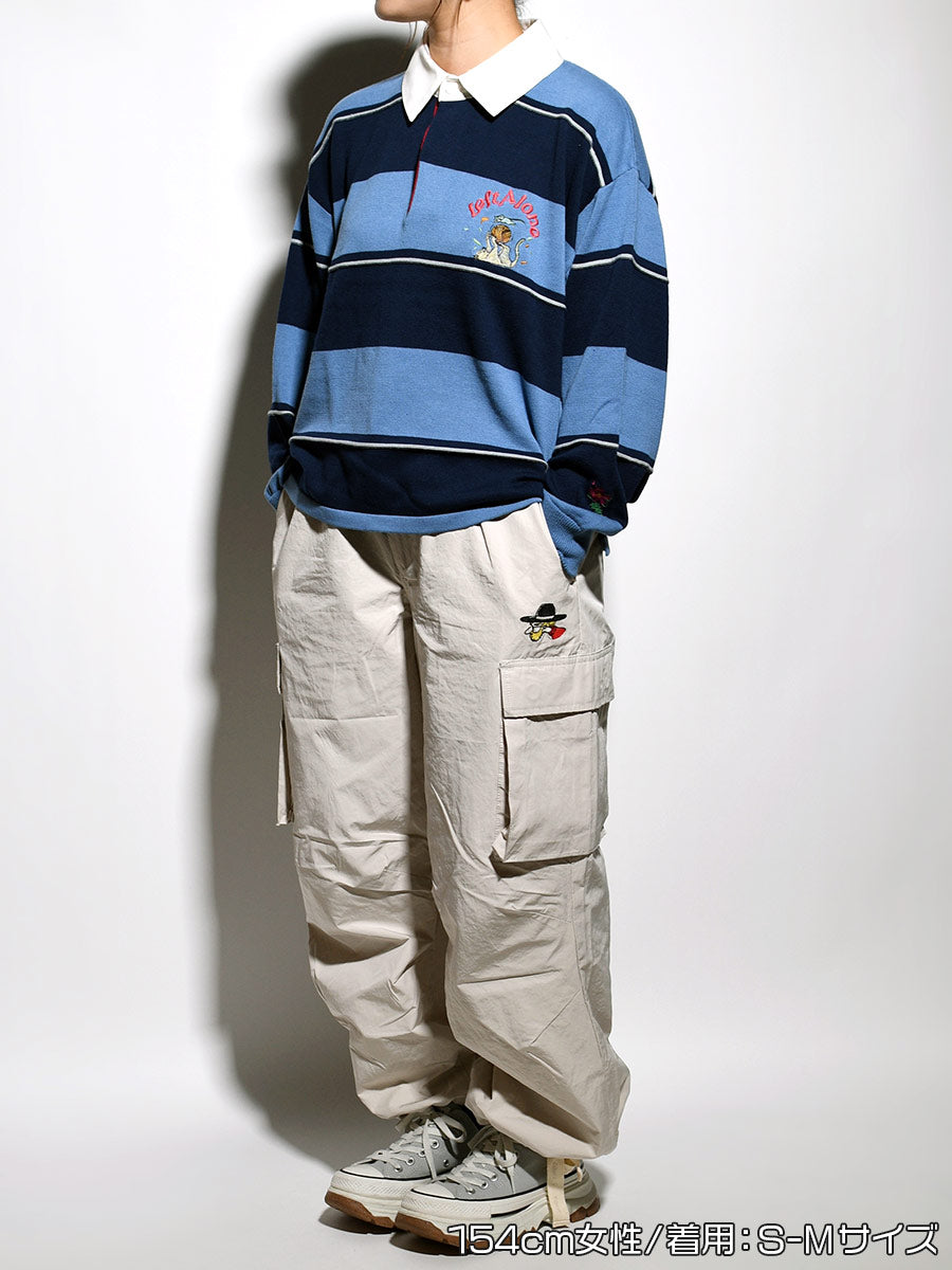 CARGO PANTS -LIGHT BEIGE-