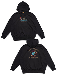 CROCODILE HOODIE -BLACK-