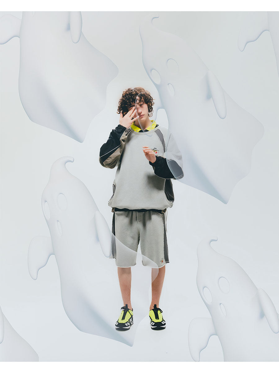 SWEAT S/S TEE -BEIGE-