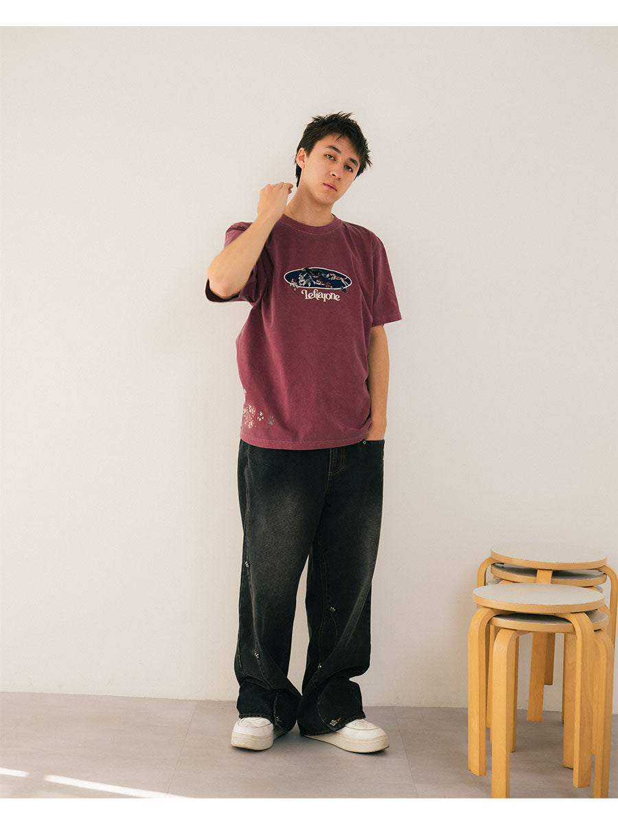 PIGMENT DOG SS TEE -WHITE-