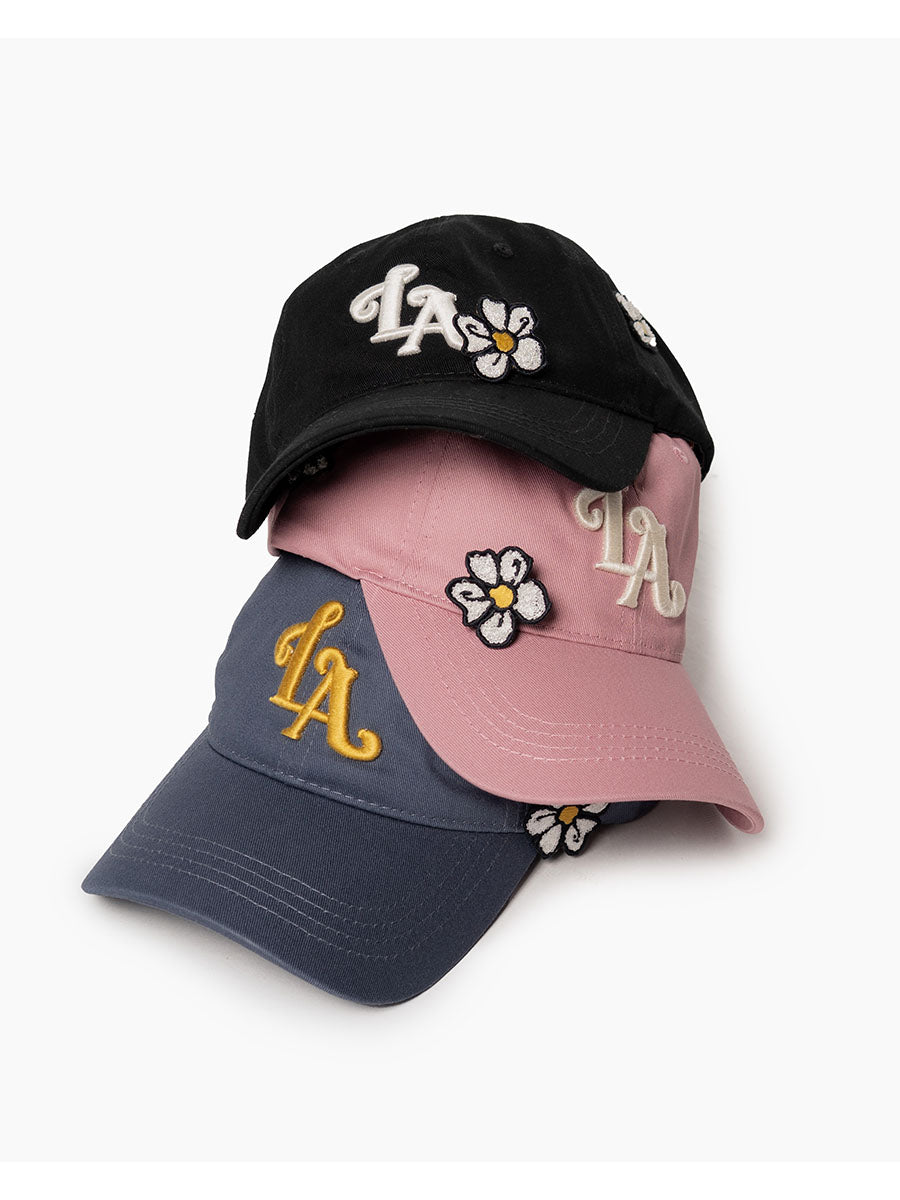 FLOWER CAP -BLACK-