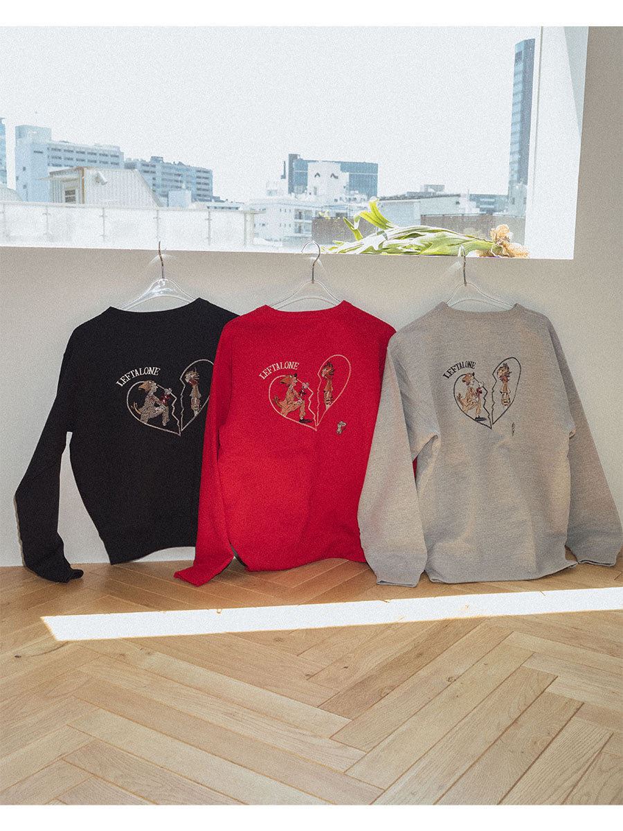 CONFESS SWEAT -HEATHER GREY-