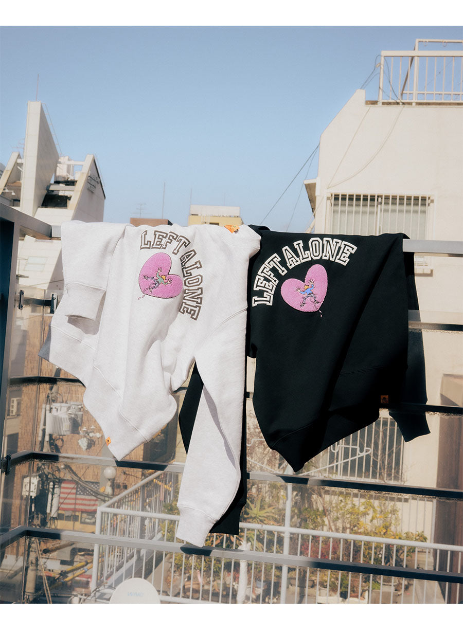 BREAK HEART SWEAT -BLACK-