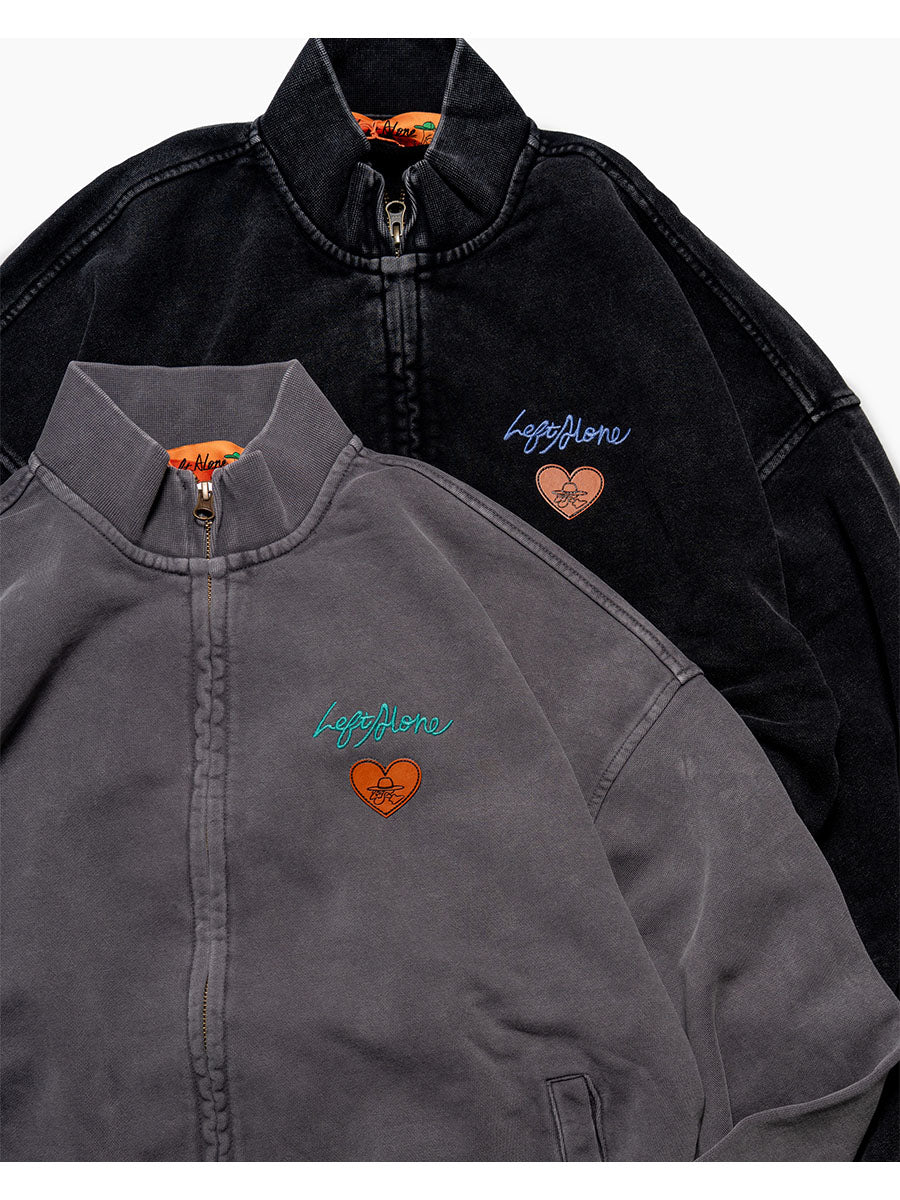 STAND ZIP SWEAT -GREY-