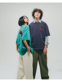 GIRL PIGMENT S/S TEE -CHARCOAL-