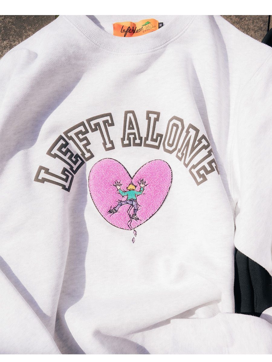 BREAK HEART SWEAT -BLACK-