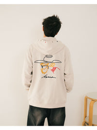 STUDS ICON ZIP PARKA -YELLOW-