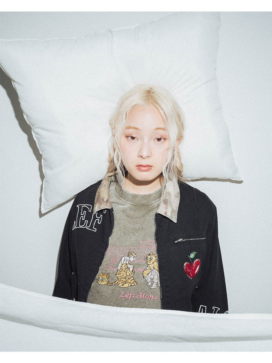 CHANGE SWEAT -BLACK-